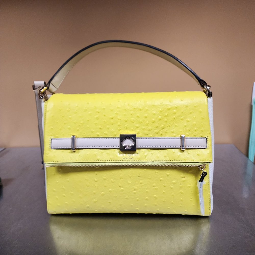 Kate Spade New York Houston Street Exotic Maria Leather Crossbody Satchel